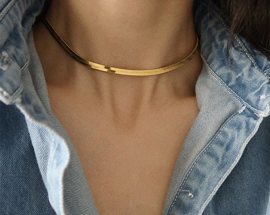 Clean Cut Titanium Necklace