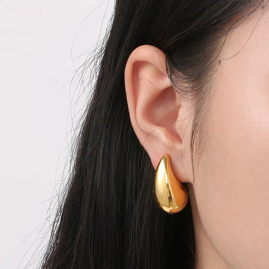 Crystal Dew Drop Studs