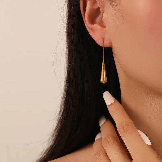Celina Gold Drop Earrings